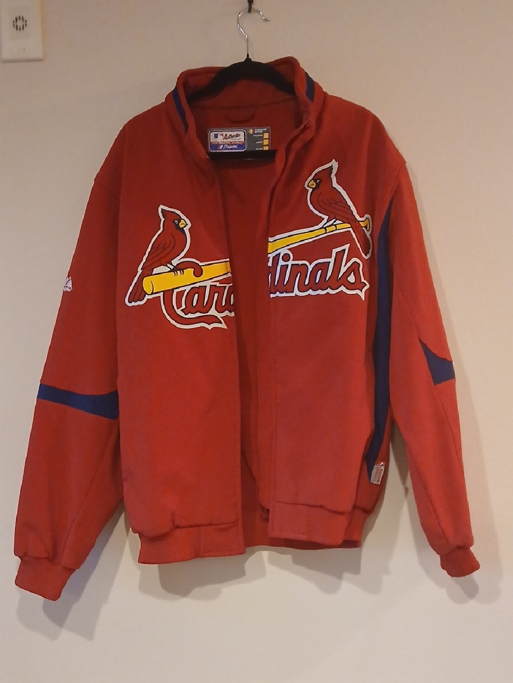Majestic Cardinals Jacket Xl